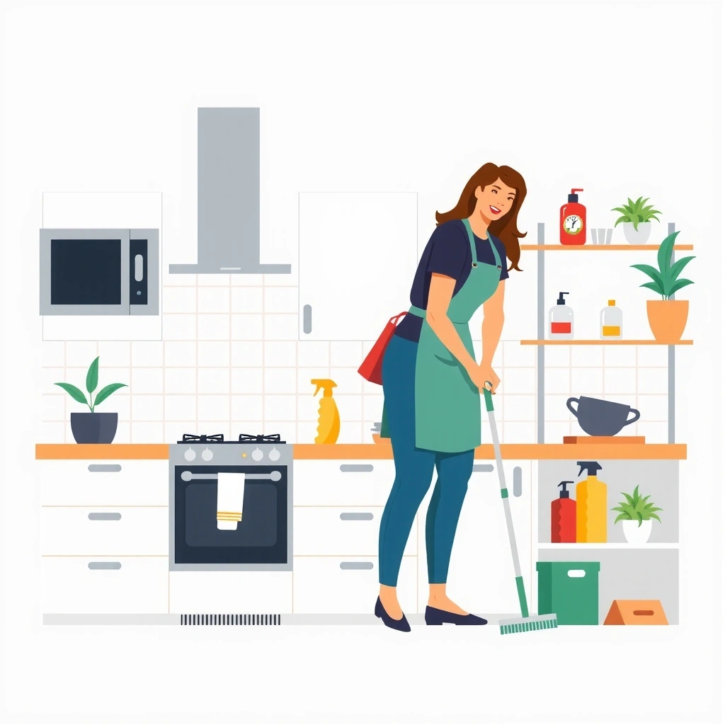 Professional residential cleaning service